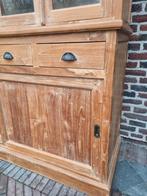 Buffet/vitrine en teck LIVRAISON GRATUITE, Teck, 200 cm ou plus, Comme neuf, Enlèvement