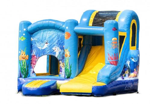 Te koop Springkussen Jumpy Happy Ocean, Hobby en Vrije tijd, Feestartikelen | Verhuur, Nieuw, Ophalen