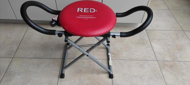Buikspieroefenstoel Rode XL Fitness  Core Resistance Rotatio, Sport en Fitness, Overige Sport en Fitness, Zo goed als nieuw, Ophalen of Verzenden