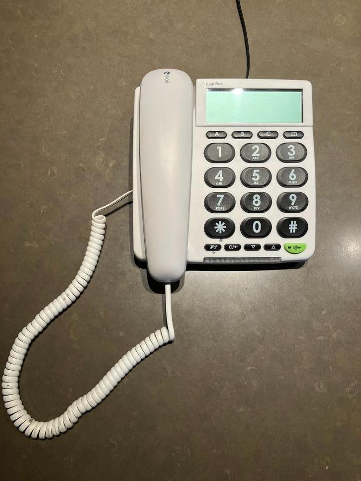 Doro telefoon set (vast, draadloos en gsm, Telecommunicatie, Vaste telefoons | Handsets en Draadloos, Gebruikt, 2 handsets, Ophalen of Verzenden