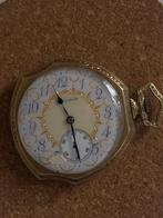 Waltham 18K horloge, Handtassen en Accessoires, Horloges | Antiek, 1930 tot 1960, Overige merken, Goud, Verguld