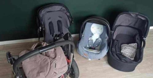 Kinderwagen 3 in 1 maxi cosi mura, Kinderen en Baby's, Kinderwagens en Combinaties, Gebruikt, Kinderwagen, Maxi-Cosi, Duowagen