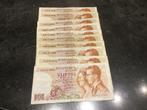 België lot 10 x 50 Frank 16.05.66, Ophalen of Verzenden