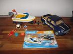 Playmobil 70534 Pick-up met speedboot, en 6980 en 5165, Enfants & Bébés, Jouets | Playmobil, Ensemble complet, Utilisé, Envoi