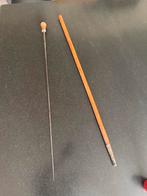 Antieke zwaardstok /wandelstok met verborgen degen19e eeuw, Diversen, Wandelstokken, Ophalen, Zo goed als nieuw