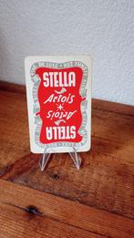 Brasserie bière ancienne carte à Jouer Stella Artois #1, Panneau, Plaque ou Plaquette publicitaire, Comme neuf, Stella Artois