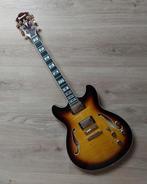 Ibanez AS153 hollowbody met koffer, Muziek en Instrumenten, Snaarinstrumenten | Gitaren | Elektrisch, Ophalen, Gebruikt, Hollow body
