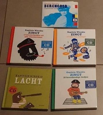 Kapitein Winokio liedjesboeken met cd in prima staat disponible aux enchères