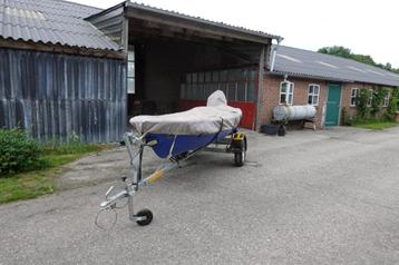 Vis/toerboot met 6 pk Suzuki en trailer, 3 à 6 mètres, Jusqu'à 10 ch, Enlèvement, Utilisé