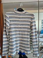 pull chaussette col montant rayé bleu crème gris argent 38, Vêtements | Hommes, Pulls & Vestes, No marque, Enlèvement ou Envoi