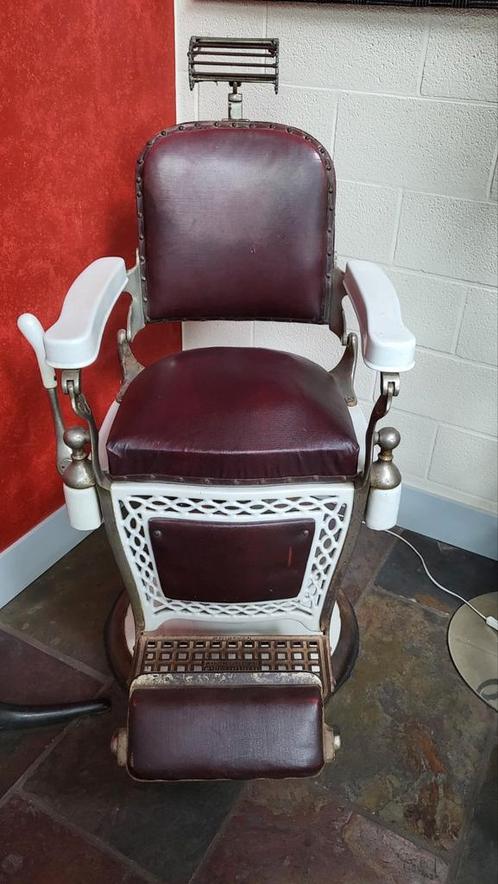 fauteuil de barbier vintage, Antiek en Kunst, Antiek | Meubels | Stoelen en Sofa's, Ophalen