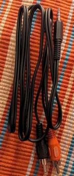 3,5 mm jack audiokabel - RCA - als nieuw., Ophalen of Verzenden, Zo goed als nieuw, Minder dan 2 meter