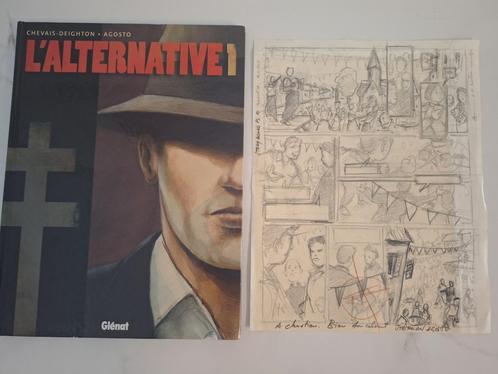 Originele tekening  planche 10 samen met album én brief, Boeken, Stripverhalen, Zo goed als nieuw, Eén stripboek, Ophalen of Verzenden