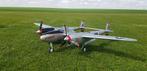 P38 Lightning Pacific Silver 1.6m - Tres bon etat., Hobby en Vrije tijd, Modelbouw | Vliegtuigen en Helikopters, 1:72 tot 1:144