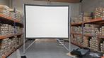 Zeer groot mobiel projectiescherm 150", Ophalen, Handmatig, Gebruikt
