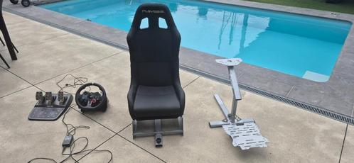 Stuur (G29) Pedalen (logitech) Race Stoel (Playseat evolutio, Games en Spelcomputers, Spelcomputers | Sony Consoles | Accessoires