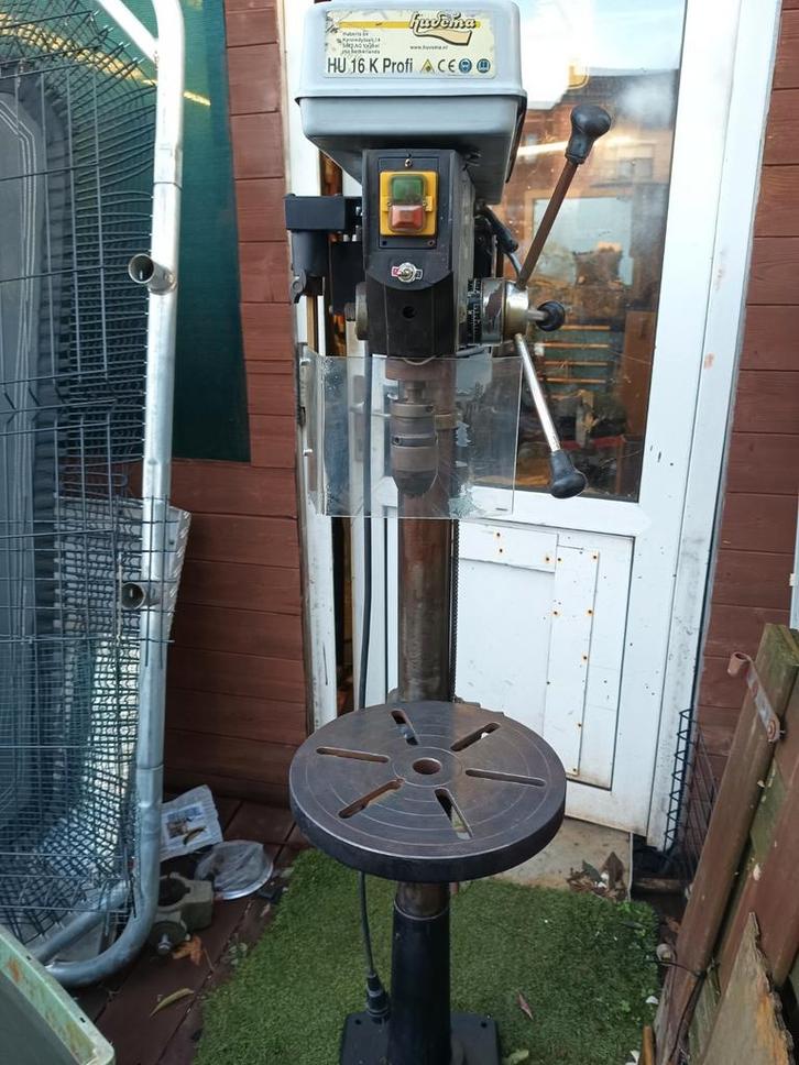 Industriële kolomboormachine HUVEMA 16 Profi 220v 1,5 pk, Doe-het-zelf en Bouw, Gereedschap | Boormachines, Boormachine, Ophalen
