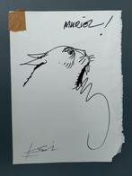 BILAAL. Originele gesigneerde tekening. De kat, Verzenden