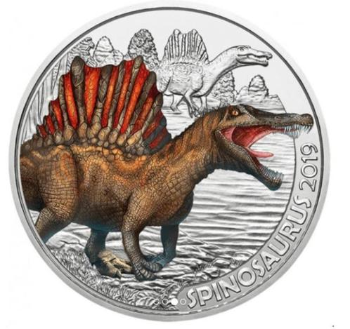 Oostenrijk 3 euro 2019 Spinosaurus, Timbres & Monnaies, Monnaies | Europe | Monnaies euro, Monnaie en vrac, Autres valeurs, Autriche