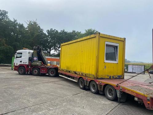 20ft Kantoorunit met toilet, Doe-het-zelf en Bouw, Bouwketen en Schaftketen, Gebruikt, Ophalen
