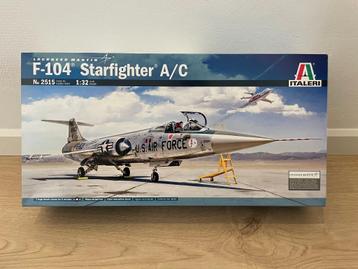 Italeri F-104 A/C Starfighter 1/32e  #2515, Plus grand que 1:72, Comme neuf, Avion, Italeri