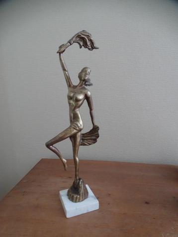 beeld in brons, Antiek en Kunst, Ophalen of Verzenden, Brons