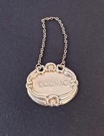 Verzilverd plaatje karaf Cognac, Ophalen of Verzenden