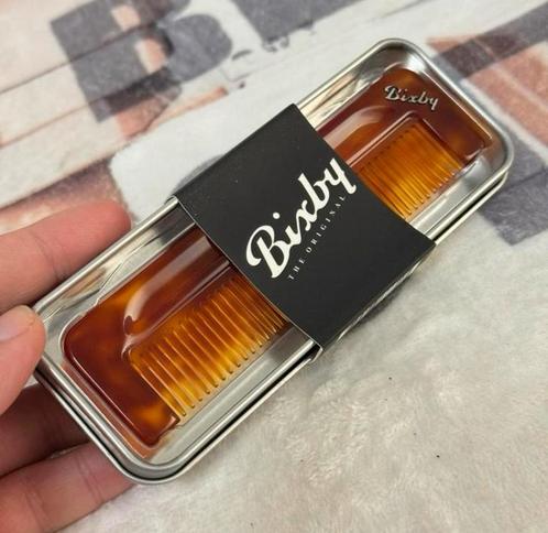 Bixby Fijne Tand tanden Kam Amber kappers kamcollectie ed, Handtassen en Accessoires, Uiterlijk | Haarverzorging, Nieuw, Kam of Borstel