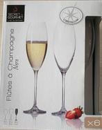 6 Secret de Gourmet Nera champagneglazen, Ophalen of Verzenden, Nieuw, Overige typen