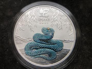 2025 Australia - Lunar III Snake - 1 oz color silver beschikbaar voor biedingen