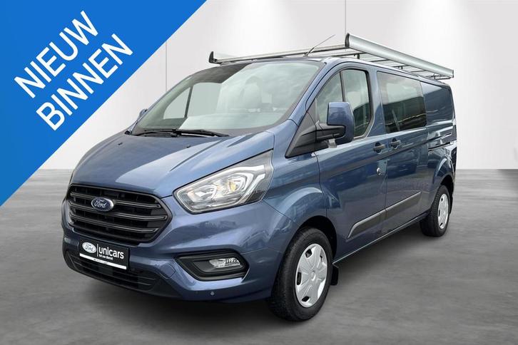 Ford Transit Custom 320L 2.0TD130Pk/96Kw mHEV M6 Limited DC, Auto's, Bestelwagens en Lichte vracht, Bedrijf, Te koop, Airconditioning