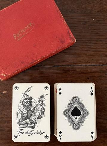 Vintage patience kaarten Speelkaartenfabriek Nederland beschikbaar voor biedingen