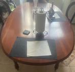 Table acajou massif  avec 5 chaise, Maison & Meubles, 200 cm ou plus, Comme neuf, Enlèvement, Autres formes