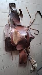 Western zadel, singel, kopstuk,doek 2 x houders, Dieren en Toebehoren, Ophalen, Gebruikt, Western