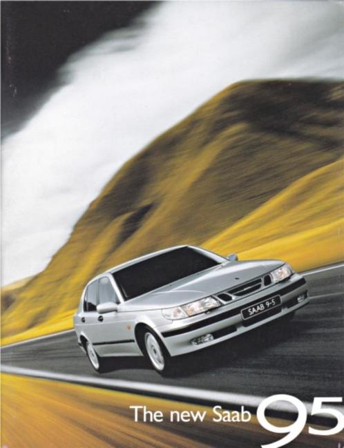 Brochure Saab 9-5 Sedan 06-1997 ENGELAND, Livres, Autos | Brochures & Magazines, Utilisé, Autres marques, Enlèvement ou Envoi