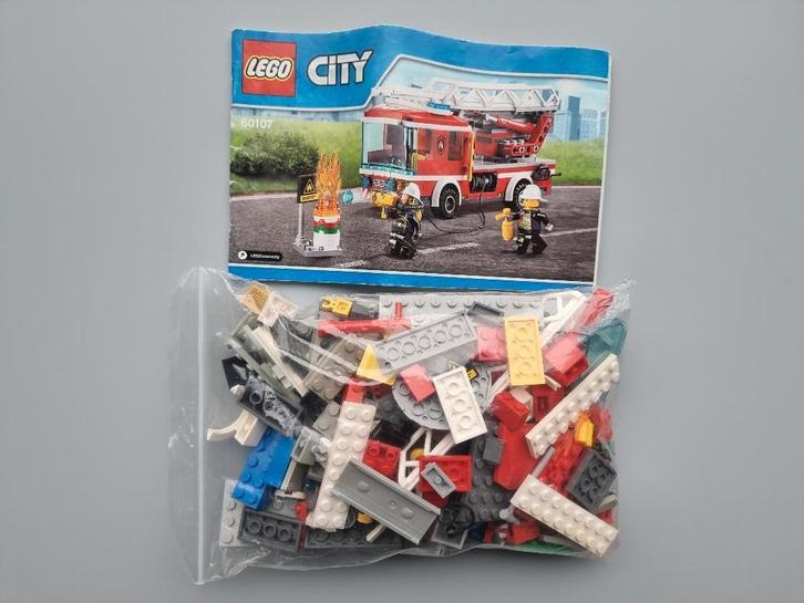 Lego City 60107: brandweerwagen, Kinderen en Baby's, Speelgoed | Duplo en Lego, Gebruikt, Lego, Complete set, Ophalen of Verzenden