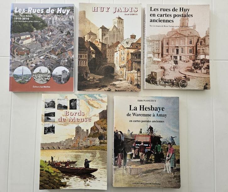 Set van 5 boeken over Huy, Boeken, Geschiedenis | Nationaal, Gelezen, 20e eeuw of later, Ophalen of Verzenden