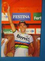 wielerfoto wk team bmc philippe gilbert signe, Verzenden, Zo goed als nieuw