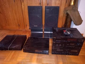 Vintage stereo installatie van technics