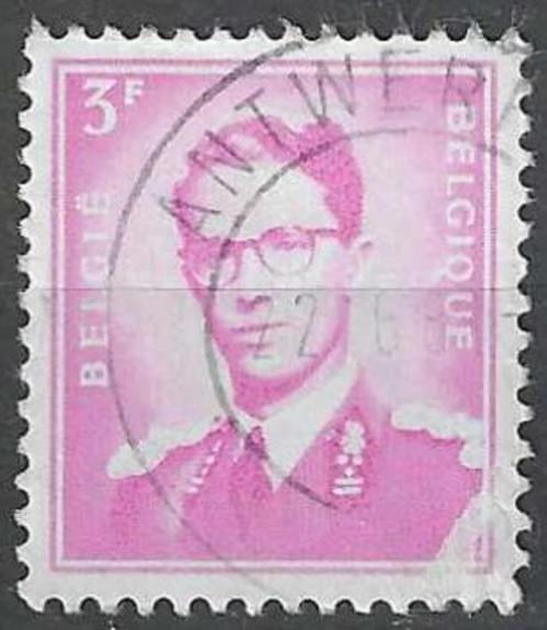 Belgie 1958 - Yvert/OBP 1067 - Koning Boudewijn (ST), Timbres & Monnaies, Timbres | Europe | Belgique, Affranchi, Maison royale