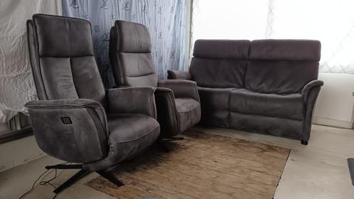 salon leder, Huis en Inrichting, Zetels | Zetels, Leer, Ophalen