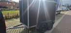Gesloten aanhangwagen dubbelasser 750kg ongeremd, Ophalen of Verzenden