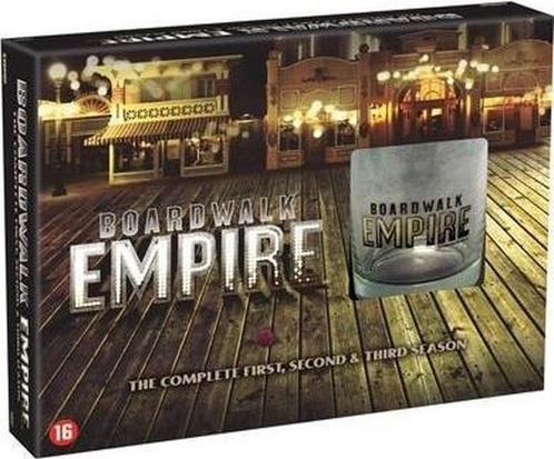 Boardwalk Empire - Seizoen 1 - 3 ( Special box whisky glas ), Cd's en Dvd's, Dvd's | Tv en Series, Nieuw in verpakking, Overige genres