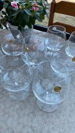8 grands verres à cognac en cristal, Comme neuf, Enlèvement ou Envoi