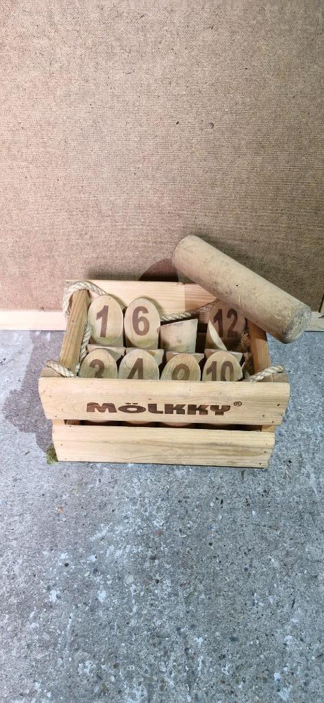 Origineel Mölkky actiespel, Kinderen en Baby's, Speelgoed | Buiten | Actiespeelgoed, Zo goed als nieuw, Ophalen