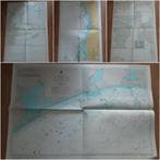 cartes marines avec itinéraires de navigation (partie 6), Collections, Marine, Carte, Photo ou Gravure, Utilisé, Enlèvement ou Envoi