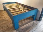 Blauw bed 90x200, Huis en Inrichting, Ophalen, Blauw, 200 cm, 90 cm