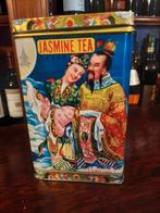 Vintage theeblik “Jasmine Tea” – Tea Set Brand (China), Verzamelen, Blikken, Ophalen of Verzenden, Zo goed als nieuw