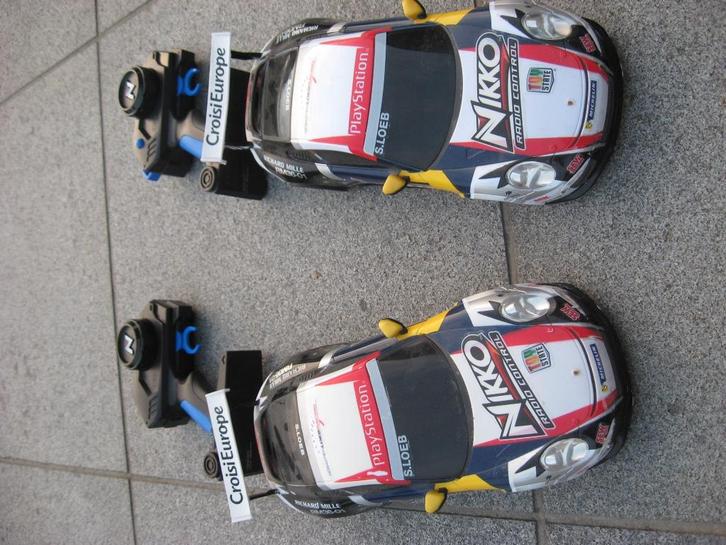 Nikko RC Porche Red Bull - 2 stuks, Kinderen en Baby's, Speelgoed |Speelgoedvoertuigen, Gebruikt, Afstandsbediening, Ophalen of Verzenden