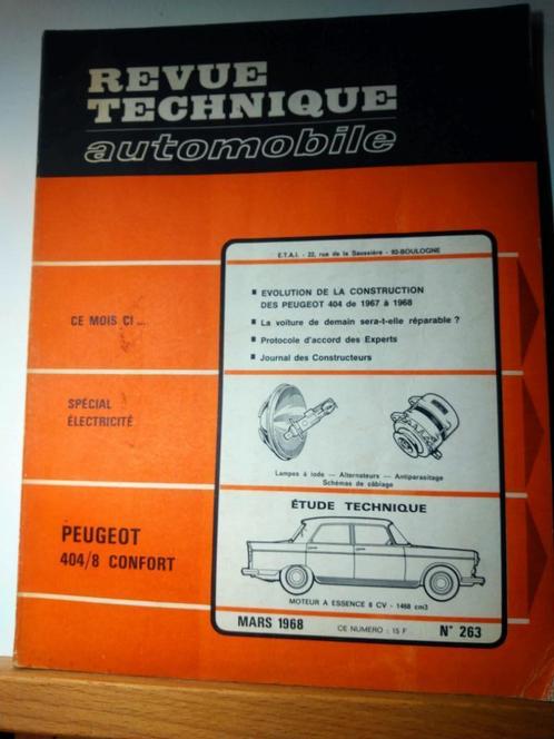 RTA - Peugeot 404 - n263 - mars 1968, Auto diversen, Handleidingen en Instructieboekjes, Verzenden